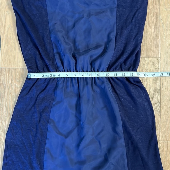 SOFT JOIE Two-Tone Cowl Back/Peek-A-Boo Back Dress - Blue - Size: Small - Picture 13 of 16